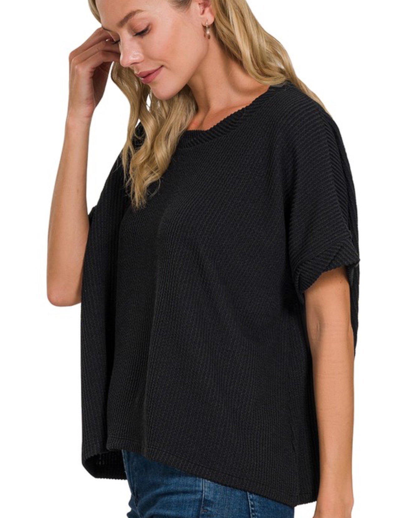 Ribbed Slouchy Top