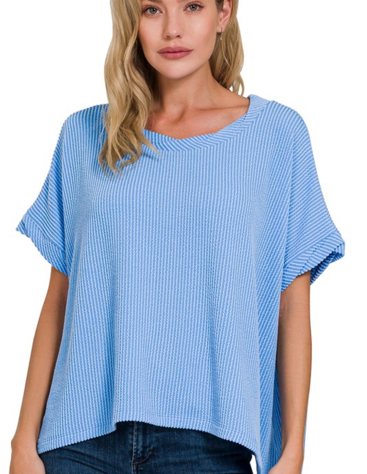 Ribbed Slouchy Top